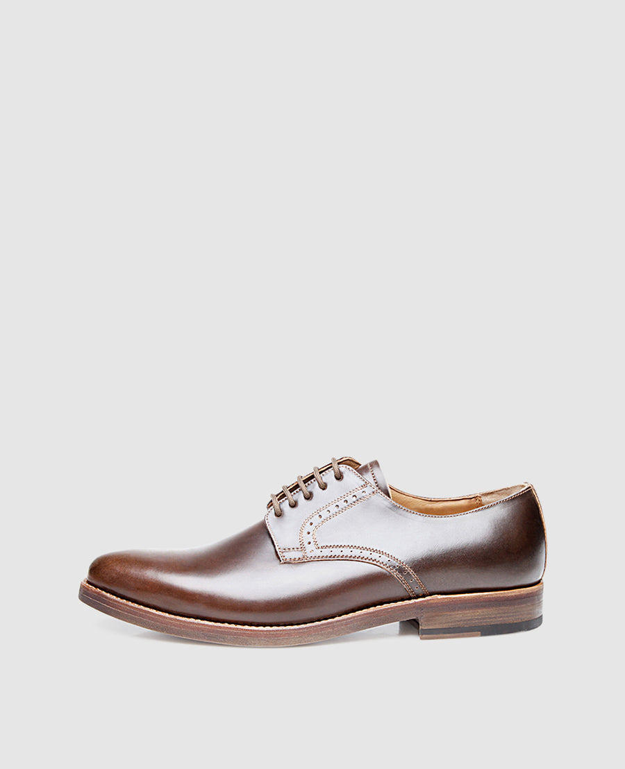 Coolwalk Elegante Herrenschuhe – Komfort & Stil Für Jeden Anlass Schnürschuh (89229188) Blockabsatz Business-Schuhe In Camel