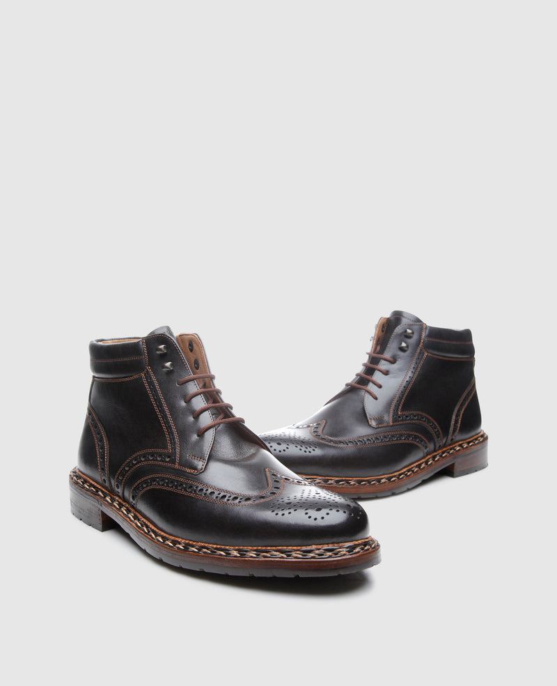 Buda Full-Brogue FC - Schwarz
