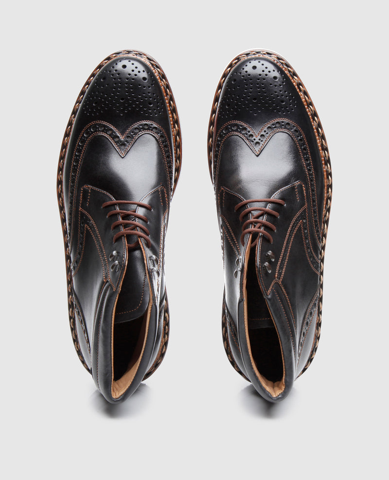 Buda Full-Brogue FC - Schwarz