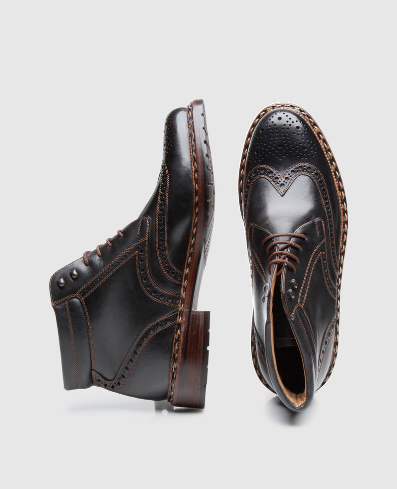 Buda Full-Brogue FC - Schwarz
