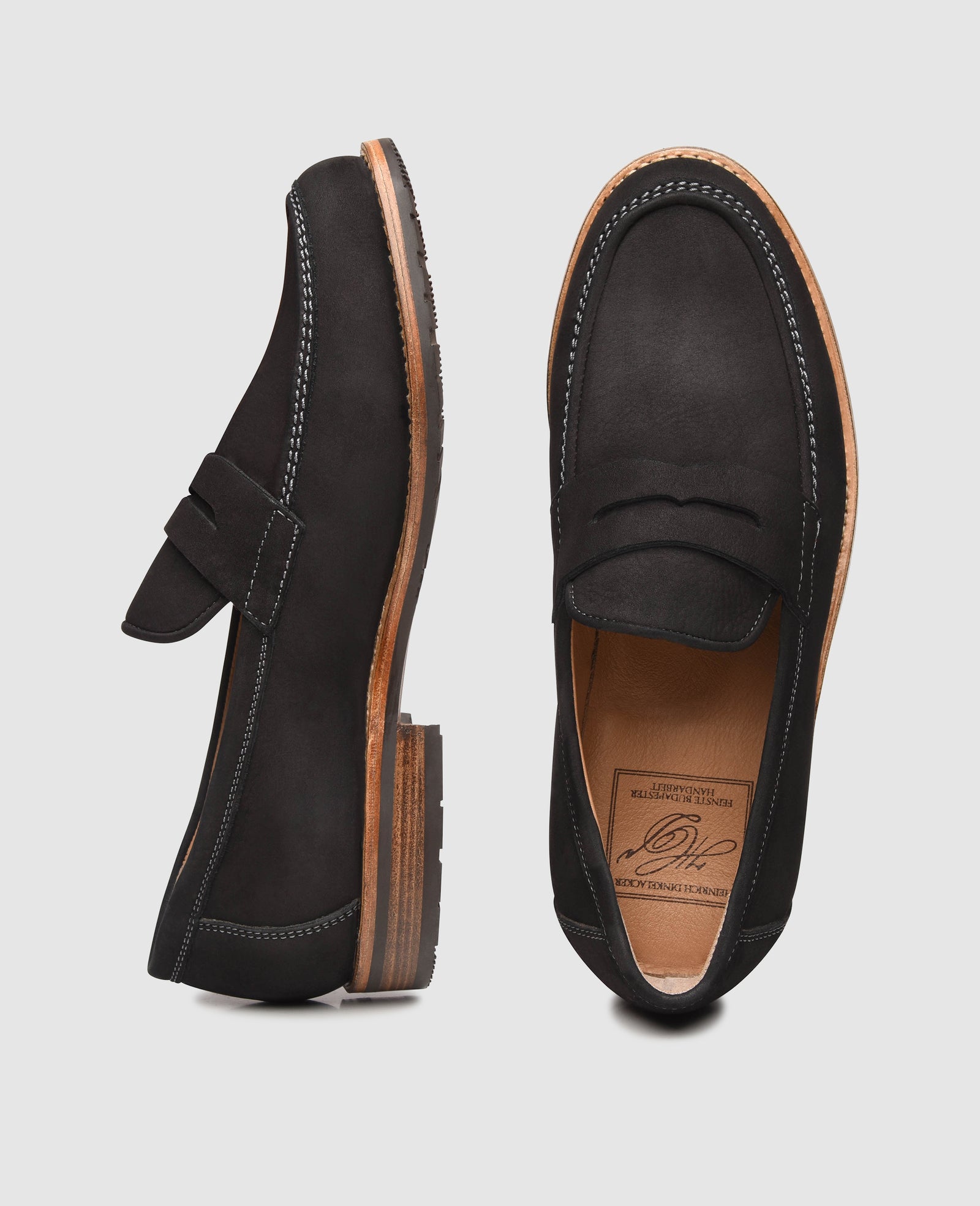 Handgefertigter Penny Loafer von Heinrich Dinkelacker Handgefertigter Penny Loafer von Heinrich Dinkelacker