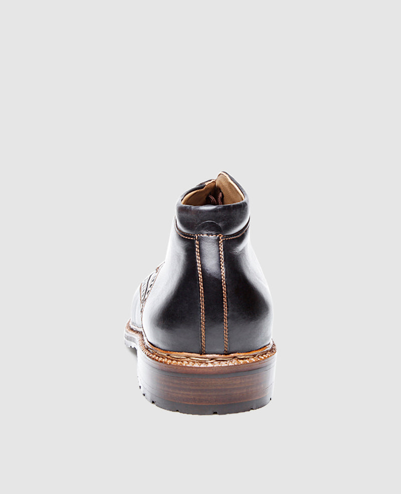 Verzierter Herrenboot aus Soft Calf nach Budapester Handwerkskunst