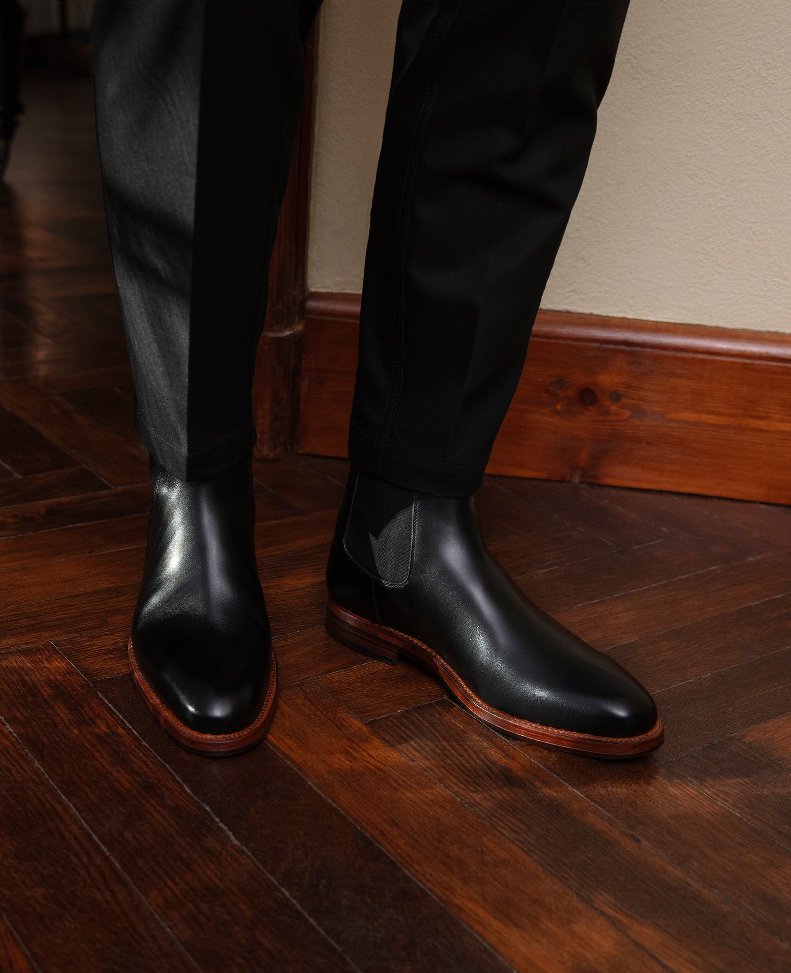 Rahmengenähte Chelsea Boots für Herren aus Boxcalf | Heinrich Dinkelacker