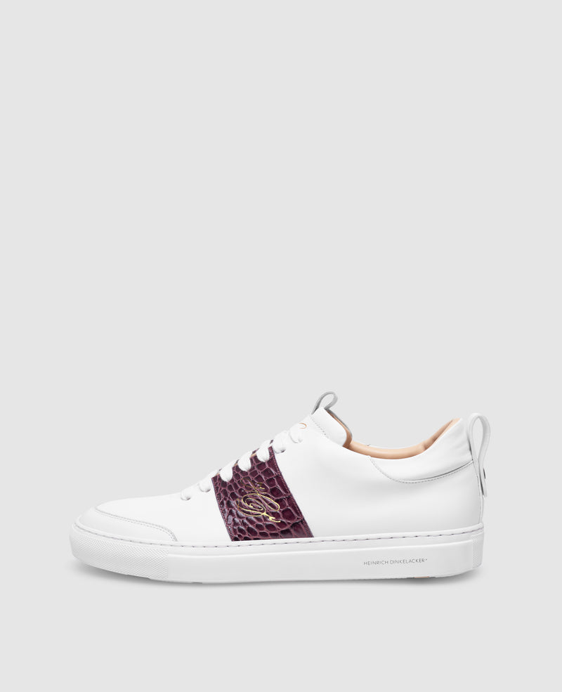 Turin Tennis Sneaker NP - Weiß/Bordo