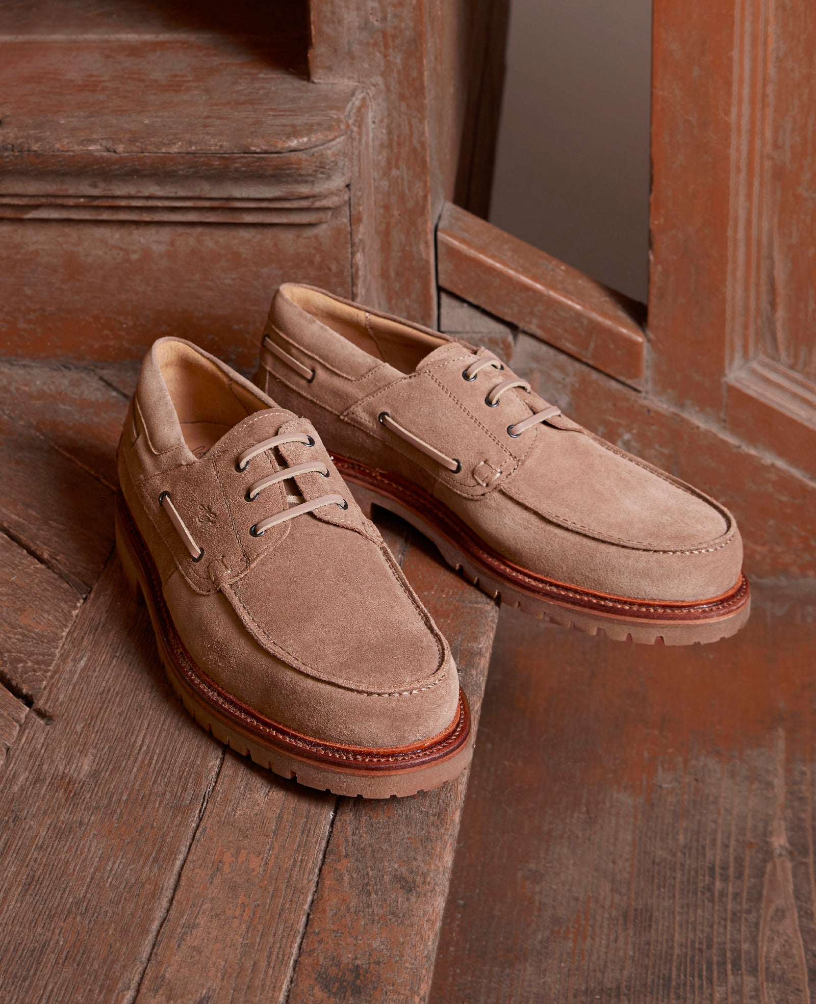 靴 Heinrich Dinkelacker Miami Plain J Handcrafted boat shoe for men in brown – Heinrich Dinkelacker