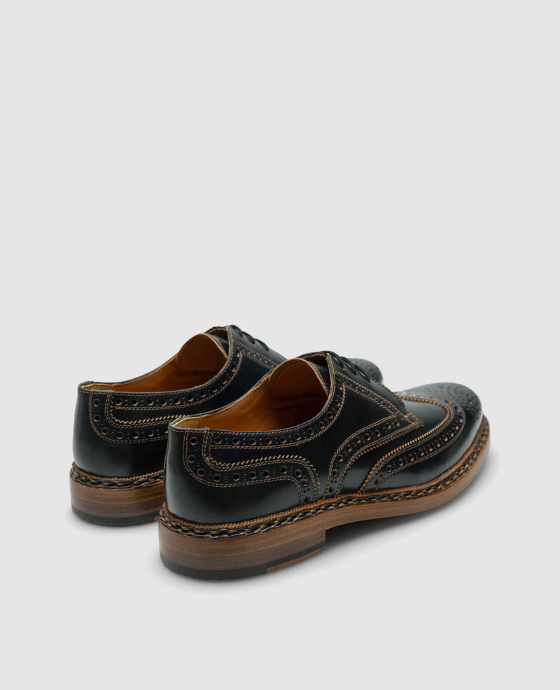 Buda Full-Brogue C - Schwarz