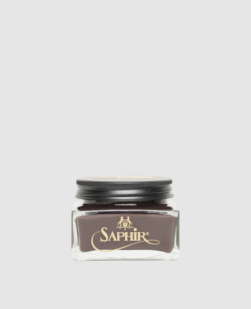 Care cream for Cordovan leather - Dark brown