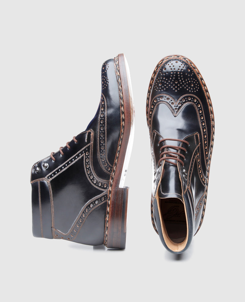 Buda Full-Brogue C - Schwarz